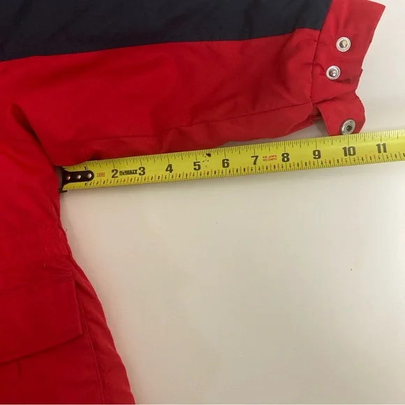 Oshkosh B'Gosh Boys Size 6 Puff Hooded Jacket Blue/Red - Picture 5 of 14
